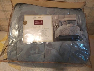 NEW Springmaid King Size Luxury 4-Piece Comforter Set. Oversized Overfilled - Image 1 of 4