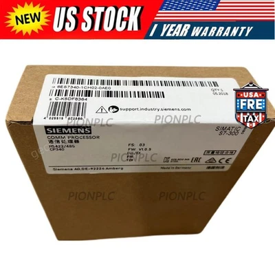 1PCS New Siemens 6ES7340-1CH02-0AE0 Simatic S7-300 6ES7 340-1CH02-0AE0 Module - Image 1 of 4