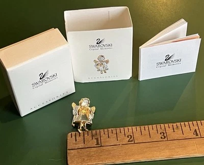 Swarovski Crystal Angel Pin NIB - Image 1 of 4