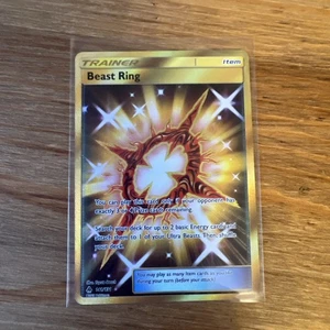 Beast Ring 141/131 Forbidden Light Hyper Rare Full Art Pokemon Card Near Mint - Picture 1 of 6