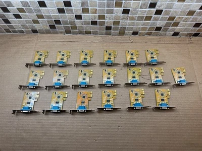 Lot of 19 Dell 0NT0HM 1 Port Serial RS232 Desktop PCIe Card Low Profile NT0HM - Image 1 of 4