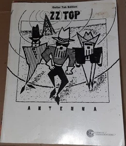 ZZ TOP - ANTENNA - GUITAR TAB BOOK - TABLATURE SONGBOOK ACCEPTABLE CONDITION - Picture 1 of 6