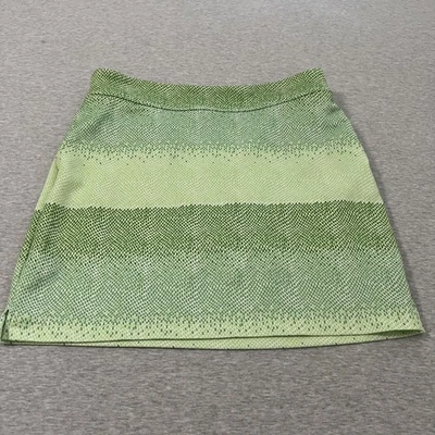 Greg Norman Skort Womens Medium Green White Performance Golf Athletic Stretch - Image 1 of 4