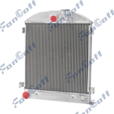Radiador de aluminio de 4 filas para Ford 1932 modelo picado 18 B/BB V8 AT/MT motor V8 Foto 1 de 4
