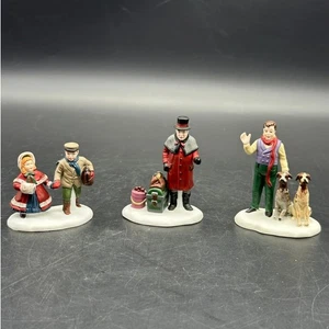Department Dept 56 Dickens Heritage Village Vision of a Christmas Past 3er Set - Bild 1 von 7