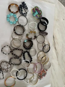 Junk drawer bracelets a variety 40+ - Picture 1 of 13