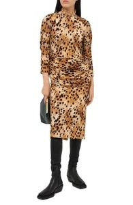 Burberry Sash Monkey Print Dress Size UK 6 USA 04 NEW - Picture 1 of 20