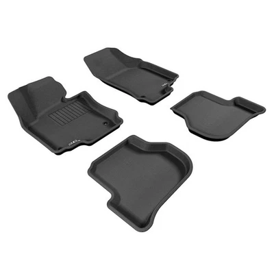 3D MAXpider Custom Fit Kagu Black 1st / 2nd Row Floor Liners for 05-10 VW Jetta Foto 1 de 4