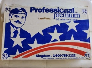[NEW]-Professional Premium 92 minute Cassettes [QTY38 Cassettes Tape Only] - Picture 1 of 3