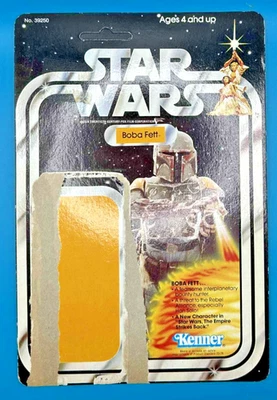 BOBA FETT 21 BACK KENNER VINTAGE Star Wars ANH CARDBACK 1979 (SWC9) Unpunched - Image 1 of 3