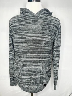 Rip Curl Grey Pullover Knit Hoodie Jumper Long Sleeve Mens Small - Image 1 of 4