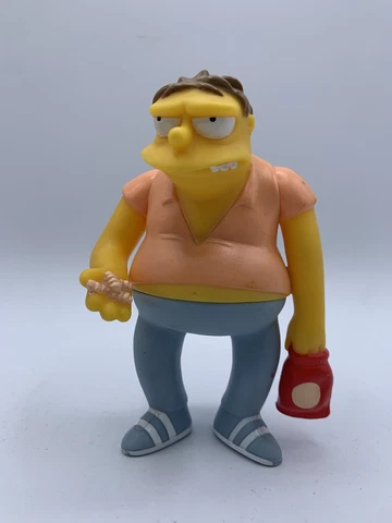 Barney Gumble The Simpsons 5" Burger King EUROPE Action Figure FREE SHIP Cover