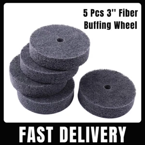 5 piezas 3 pulgadas 75 mm fibra pulidora rueda lijado disco fibra ruedas Buffin - Imagen 1 de 8