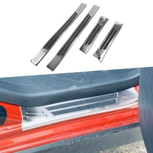 For Subaru Crosstrek 2023 2024 Door Sill Scuff Plate Guard Sills Protector Trim - Picture 1 of 6