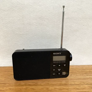 Sony XDR-S40DBP DAB+ / FM Digital Radio Mini Portable Radio Black - Picture 1 of 6