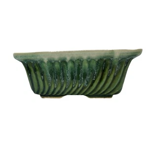 Planter Roseville Ohio Green Drip Pottery Rectangular RRP CO USA Vintage AS IS - Bild 1 von 15