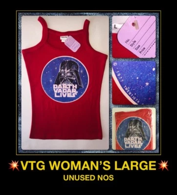 Camiseta mujer vTg 77 ORIG Star Wars Disney DARTH VADER IV New Hope Anakin ANH L Foto 1 de 4