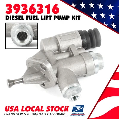 High Quality Diesel Fuel Lift Pump 3936316 For Cummins 1994-98 Freightliner FL70 - Image 1 of 4