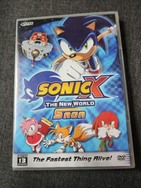 Sonic X Anime Dub Dvd 4Kids TV Pure Chaos Doubleshot