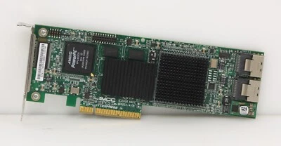 LSI AMCC PowerPC PPC405CR 9690SA-8I SAS SATA PCIe RAID Low Profile Controller. - Image 1 of 4