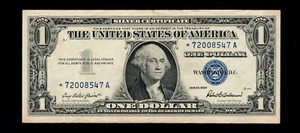 STAR 1957 $1 Silver Certificate Free shipping {C227} - Picture 1 of 2
