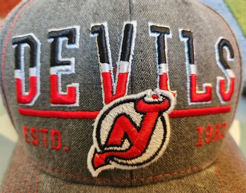 New Jersey Devils NHL Old Time Hockey Gray Snapback Hat Cap Cover