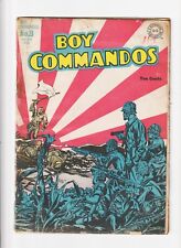 BOY COMMANDOS 6 GOLDEN AGE WWII  NAZI LEADERS STORY "JAPANESE SURRENDER COVER"