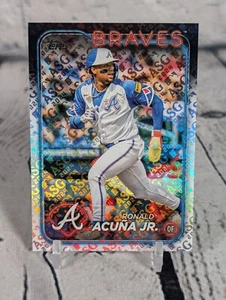 Ronald Acuna Jr. 2024 Topps All Star Game Foil Stamped Card from Complete Set - Picture 1 of 10