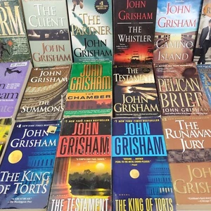 Lot of 18 John Grisham PPB Legal Thrillers Pelican Brief Time to Kill The Firm - Picture 1 of 11
