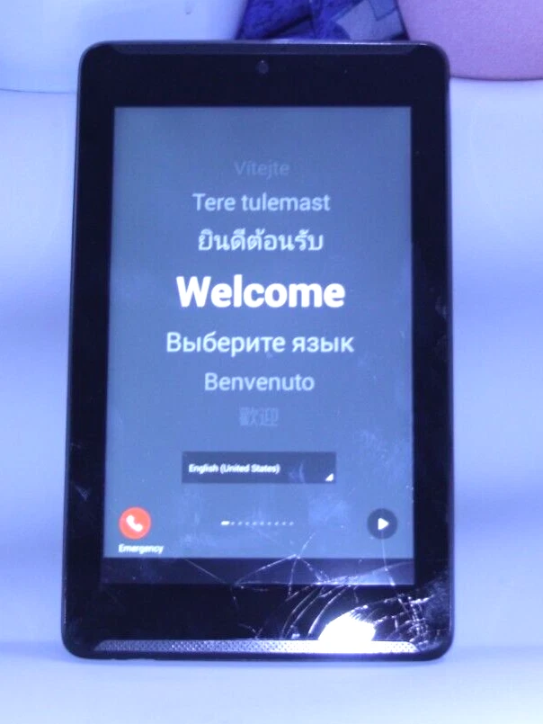 Asus Tablet mit Displayschaden - Voll Funktionsfähig und Gebraucht - Farbe Black - Bild 1 von 4