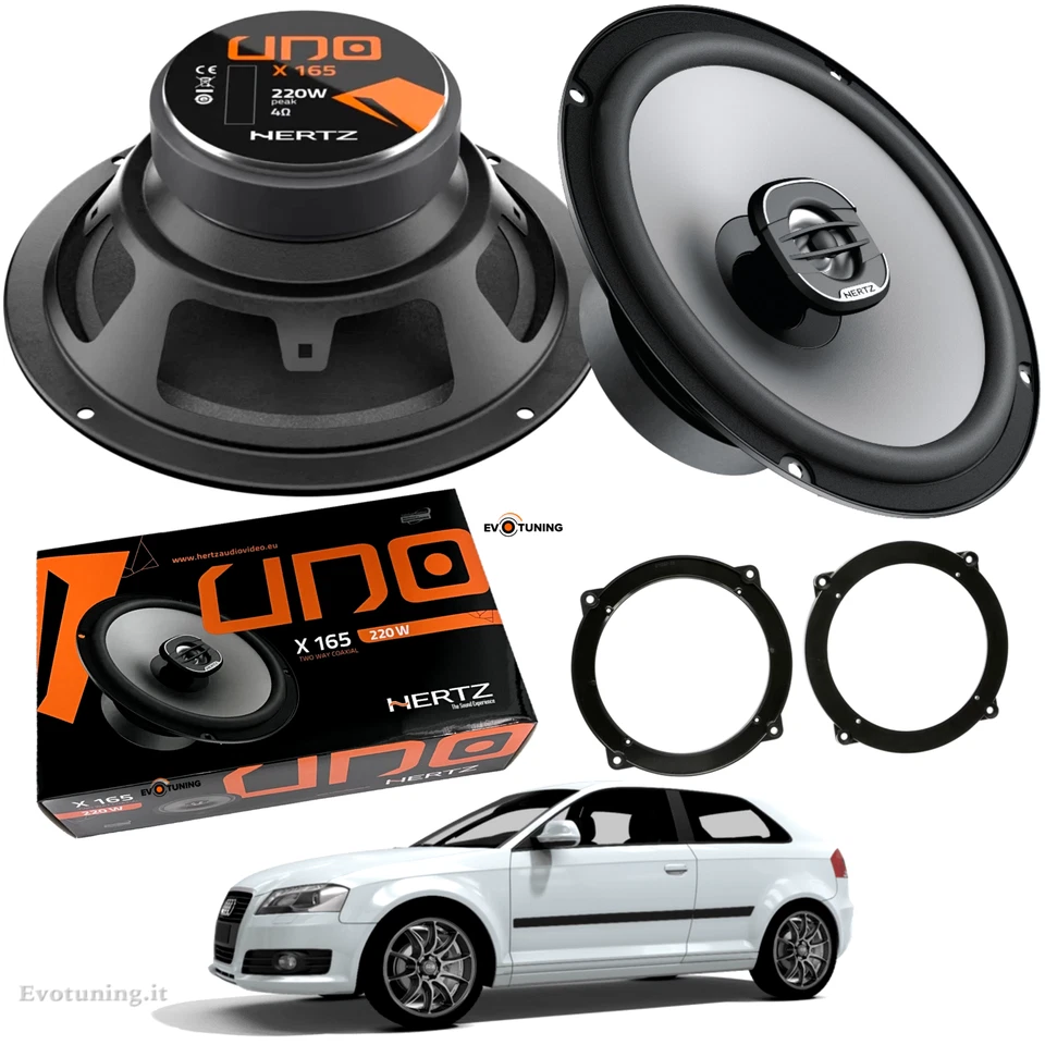 Kit 4 Casse Altoparlanti Hertz X165 Anteriore Posteriore per Opel Mokka dal 2013