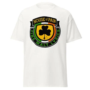 House of Pain Fine Malt Lyrics Logo Front/Back Print Jump Around T-Shirt - Picture 1 of 7