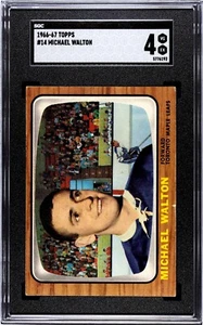 1966-67 Topps Michael Walton Toronto Maple Leafs #14 SGC 4 GH01 - Picture 1 of 2