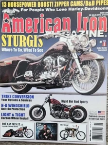 American Iron Motorcycle Magazine For Harley Fans  Issue 326, August 2015 - Picture 1 of 1