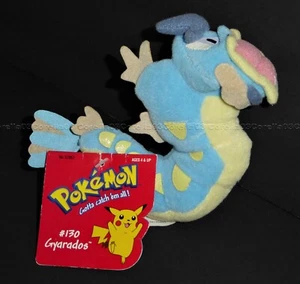 HTF VTG GYARADOS Pokemon Hasbro 6.5" Beanie Plush Stuffed Toy w/ TAGS Gen 1 1998 - Picture 1 of 10