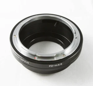 Canon FD Objektiv auf Micro 4/3 Four Thirds Mount M M43 M4/3 Adapter G6 GF6 E-P5 PL5 - Bild 1 von 2