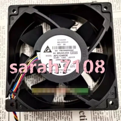 1PC NEW Delta 12038 12CM fan 48V 1.64A AFC1248DE 4-wire PWM speed control #LM - Image 1 of 3