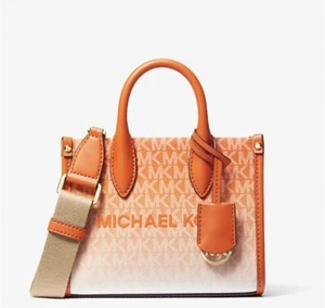 Michael Kors Mirella XS Extra-Small MK Logo Shopper Crossbody Handbag Purse Bag - Picture 1 of 5