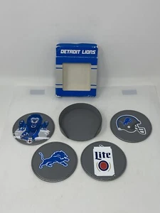 Detroit Lions NFL Miller Lite Drink Coasters Special Ed. Series - Picture 1 of 9