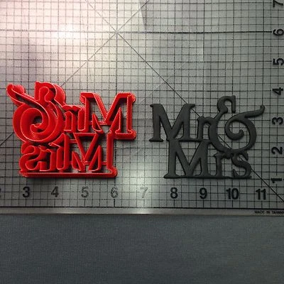 Cortador de galletas Mr. and Mrs. Foto 1 de 2