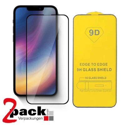 2 PELLICOLA VETRO TEMPERATO X APPLE IPHONE X XR 11 12 13 14 PRO MAX MINI TOTALE - Immagine 1 di 4
