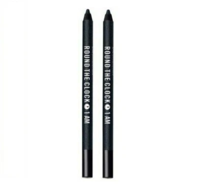 Bare Minerals Round The Clock Waterproof Eye Liner 1AM BLACK PEARL Lot of 2  - Image 1 of 2