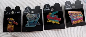 1998 Attractions Serie Disneyland Pins 4er Set auf Karten Set zwei  - Bild 1 von 5