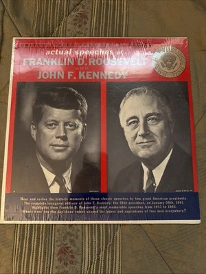 New United States Presidents Series Actual Speeches of FDR and JFK Vinyl Sealed - Image 1 of 3