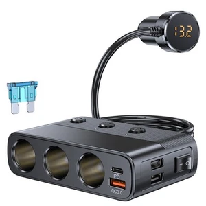 Chargeur Voiture 12V-24V 5V On/Off Électronique Chargeur Rapide Haute Qualité - Photo 1 sur 7