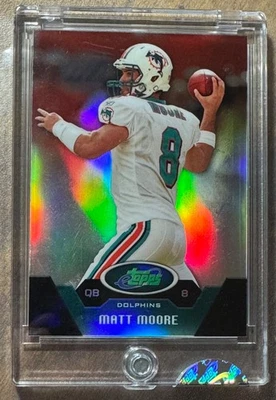 2011 eTopps Encased #31 MATT MOORE Rookie RC 🏈 MIAMI DOLPHINS 🏈 #/499 - Image 1 of 4
