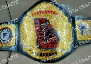 Atlanta Falcons Customize Championship Belt Adult Size 2mm Brass - Picture 1 of 5