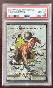 1993 Marvel Masterpieces Absorbing Man #58 PSA 10 GEM MINT - Picture 1 of 2