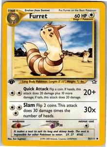 Furret Uncommon Neo Genesis 035/111 NM 1st Edition - Picture 1 of 2
