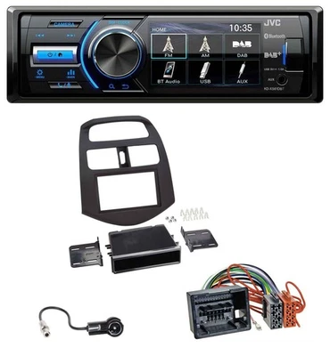 JVC Bluetooth MP3 USB DAB Autoradio für Chevrolet Spark (ab 2013) - Bild 1 von 4